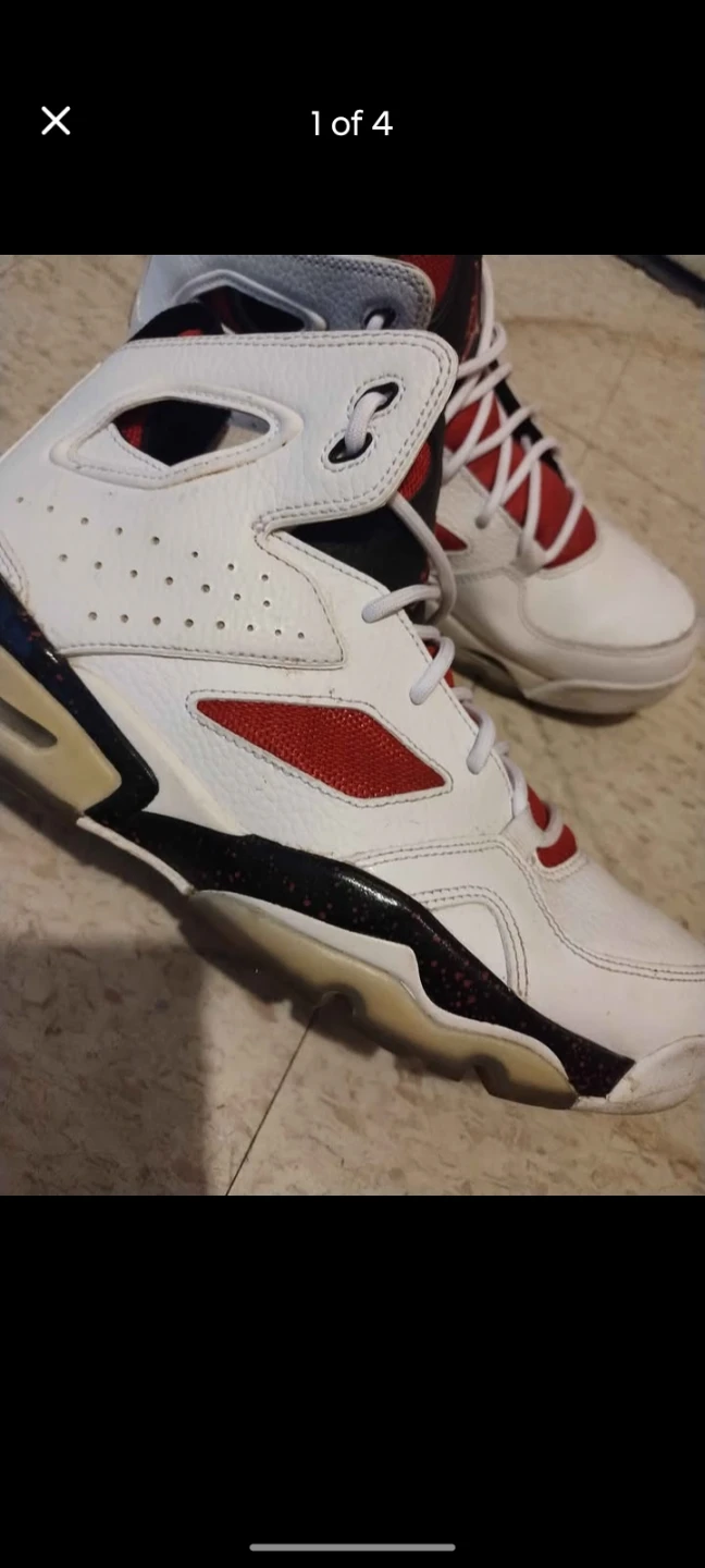 Air Jordan Flight 45 High White/Red - photo 2