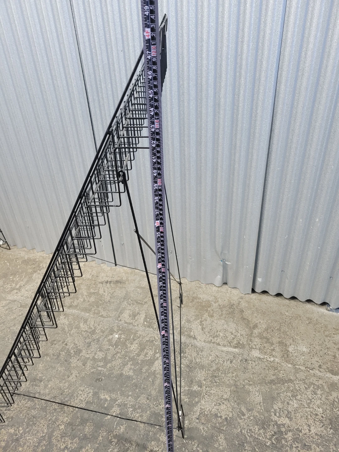 Wire Display Rack Shelving Unit - 3 Sections - photo 5