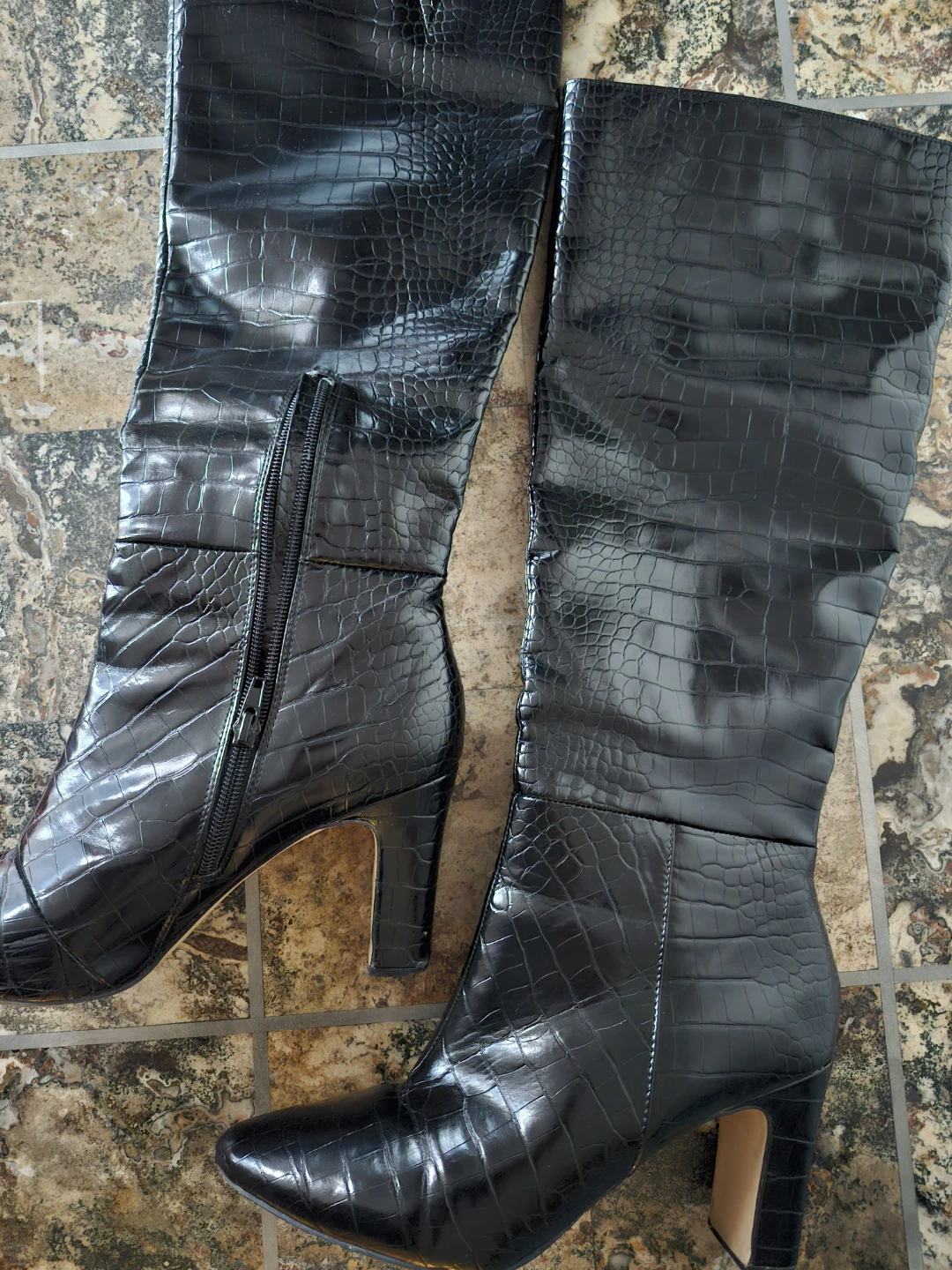 Women's Black Boots. Size 9.5