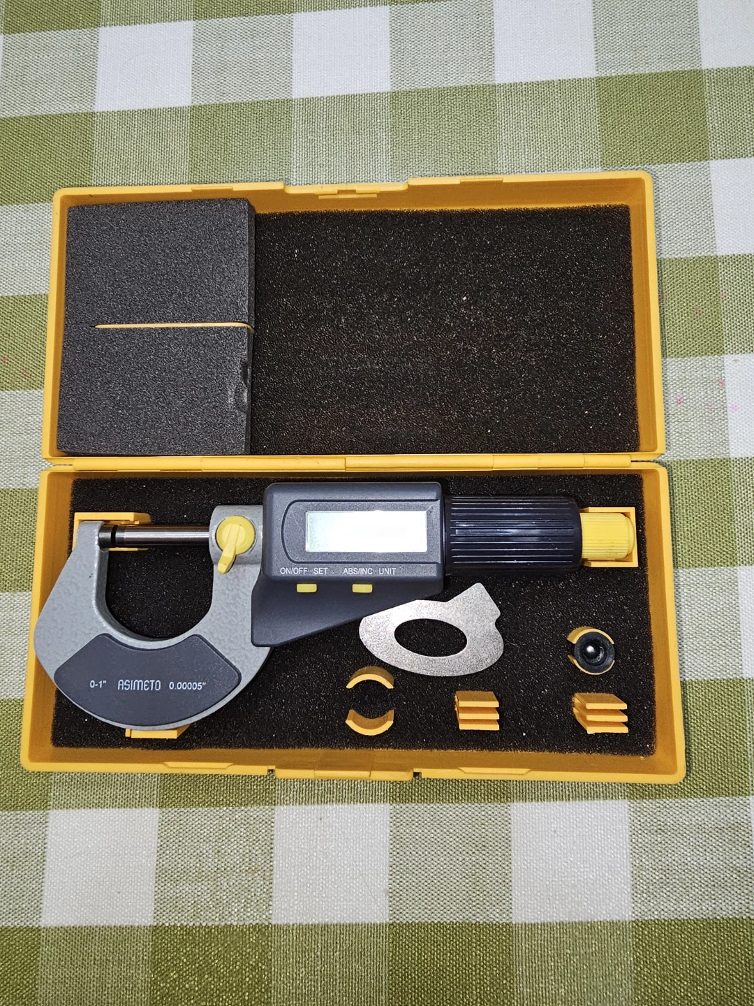 ASIMETO Digital Micrometer 0-1"