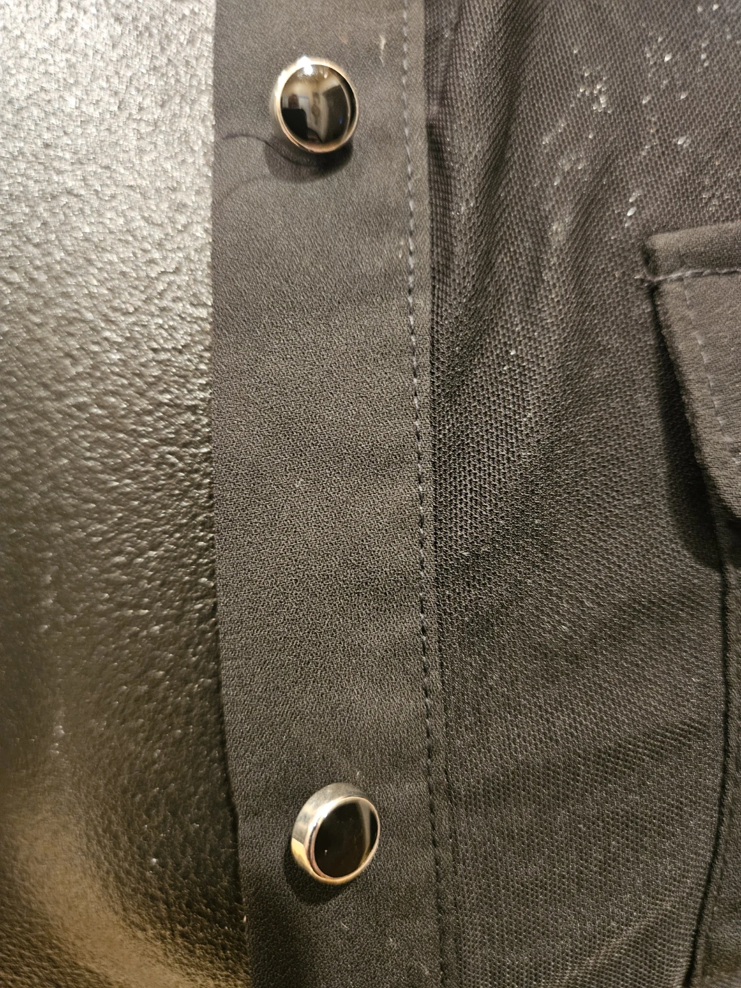 Montsea Black Button Down Shirt - Size M - photo 4