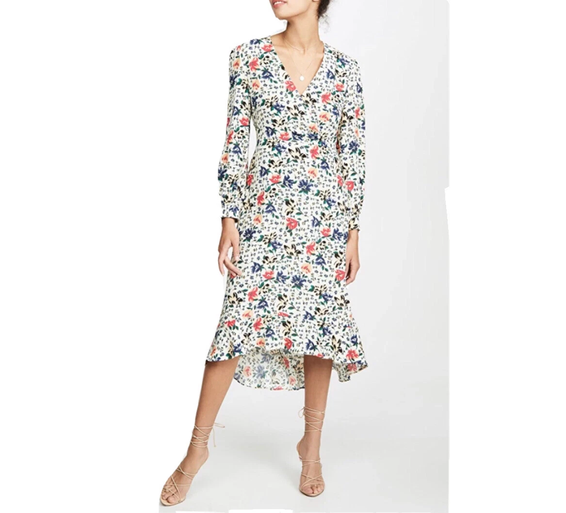 ba&sh Floral Print Wrap Dress - Size 2 - photo 2