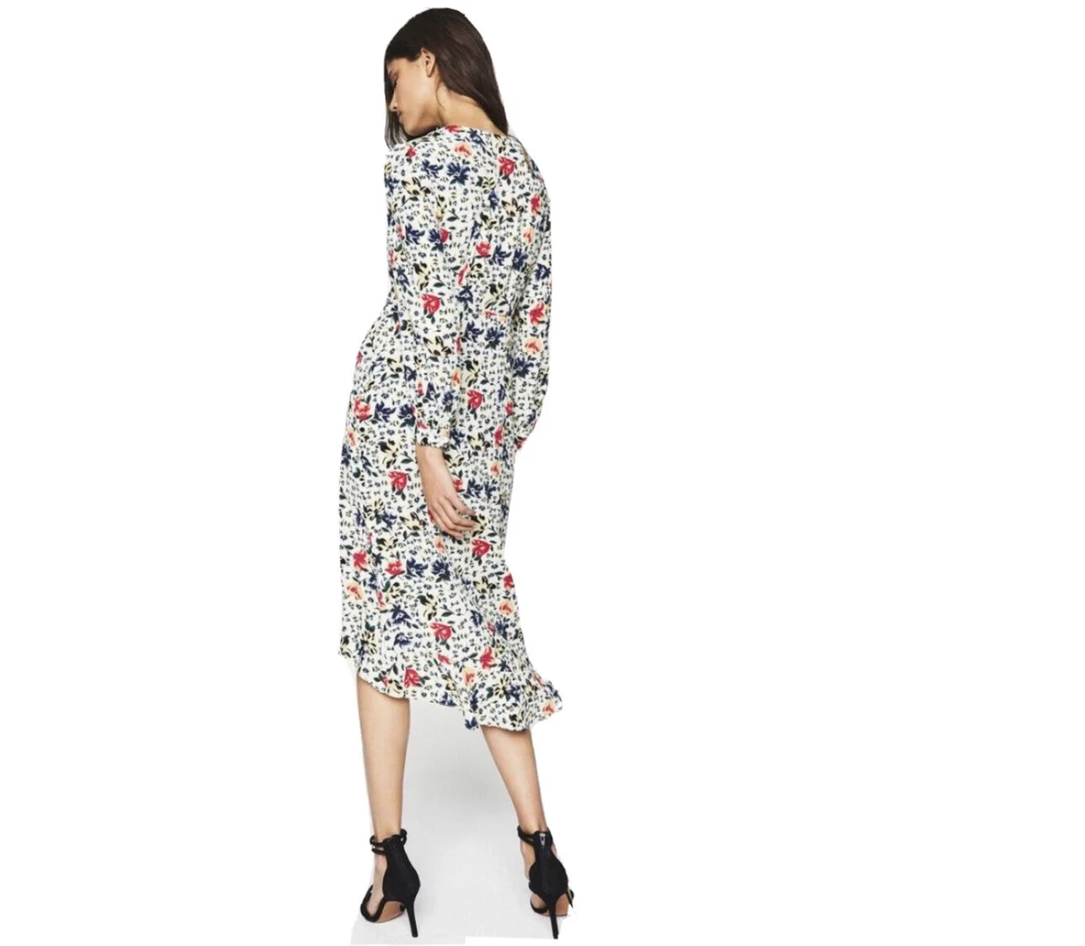 ba&sh Floral Print Wrap Dress - Size 2 - photo 4