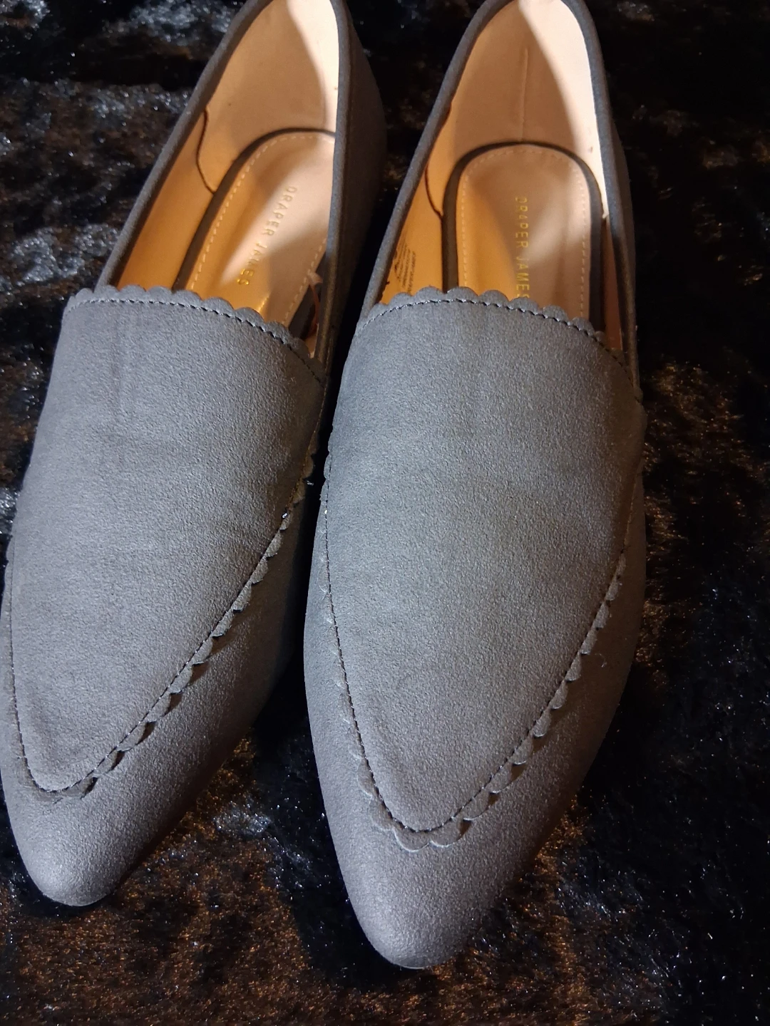 Draper James Black Suede Loafers - Size 7 - photo 2