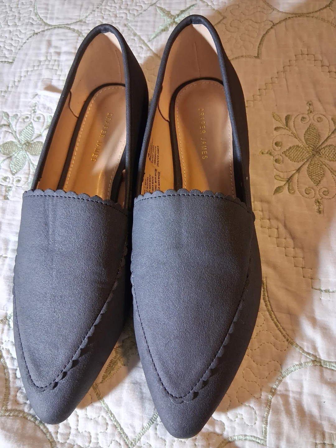 Draper James Black Suede Loafers - Size 7 - photo 3