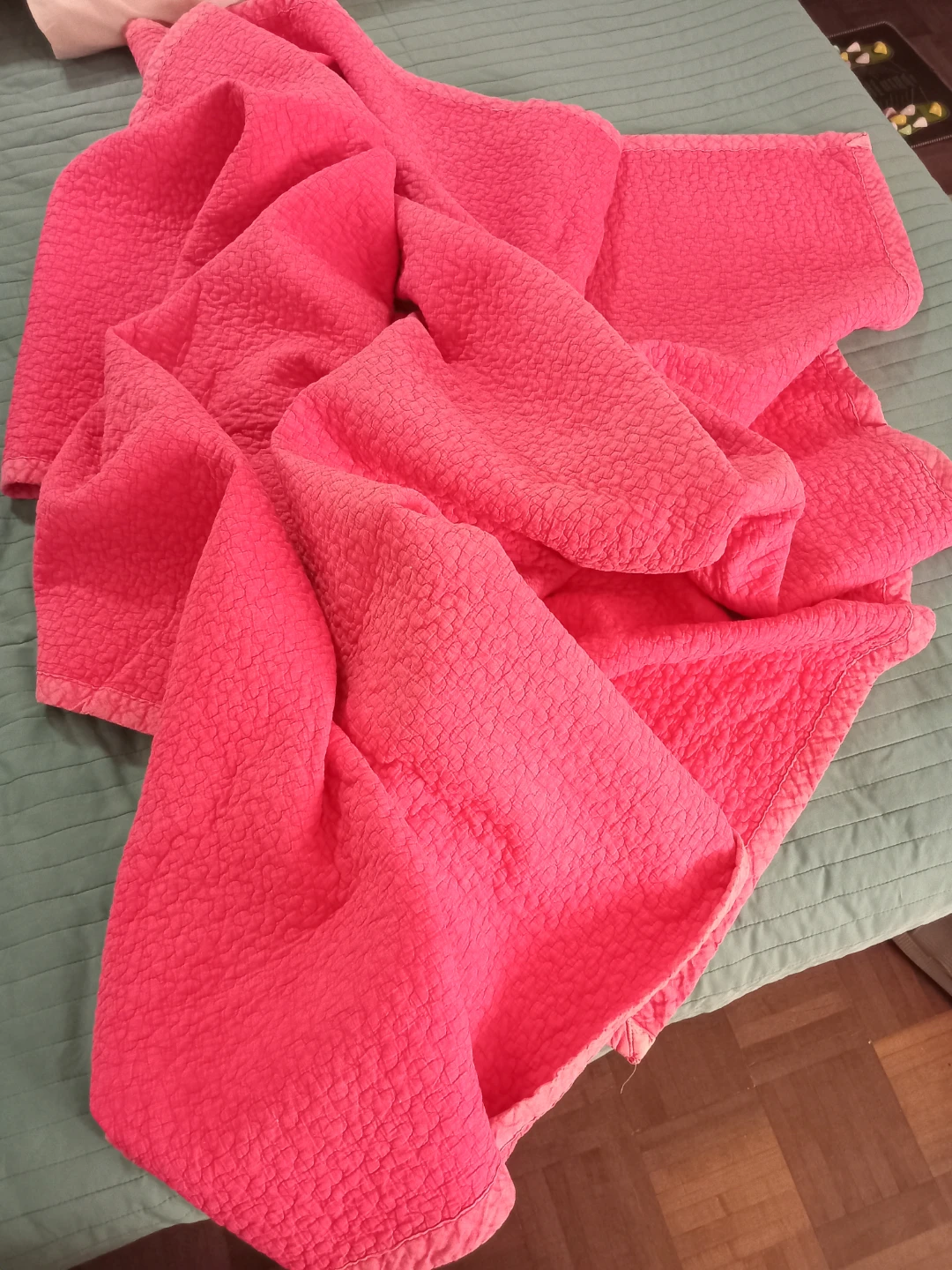 Pink Quilted Blanket