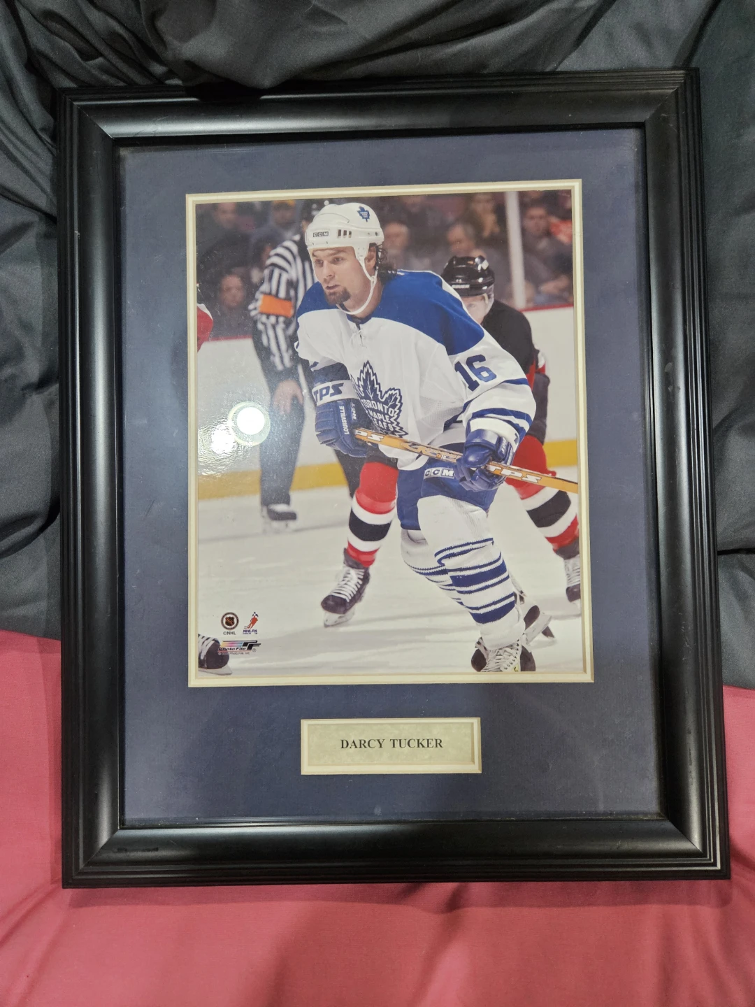 Darcy Tucker Framed Toronto Maple Leafs Photo