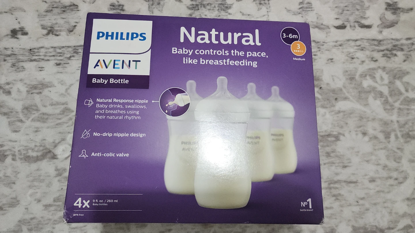 Philips Avent Natural Baby Bottles - 4x 260ml