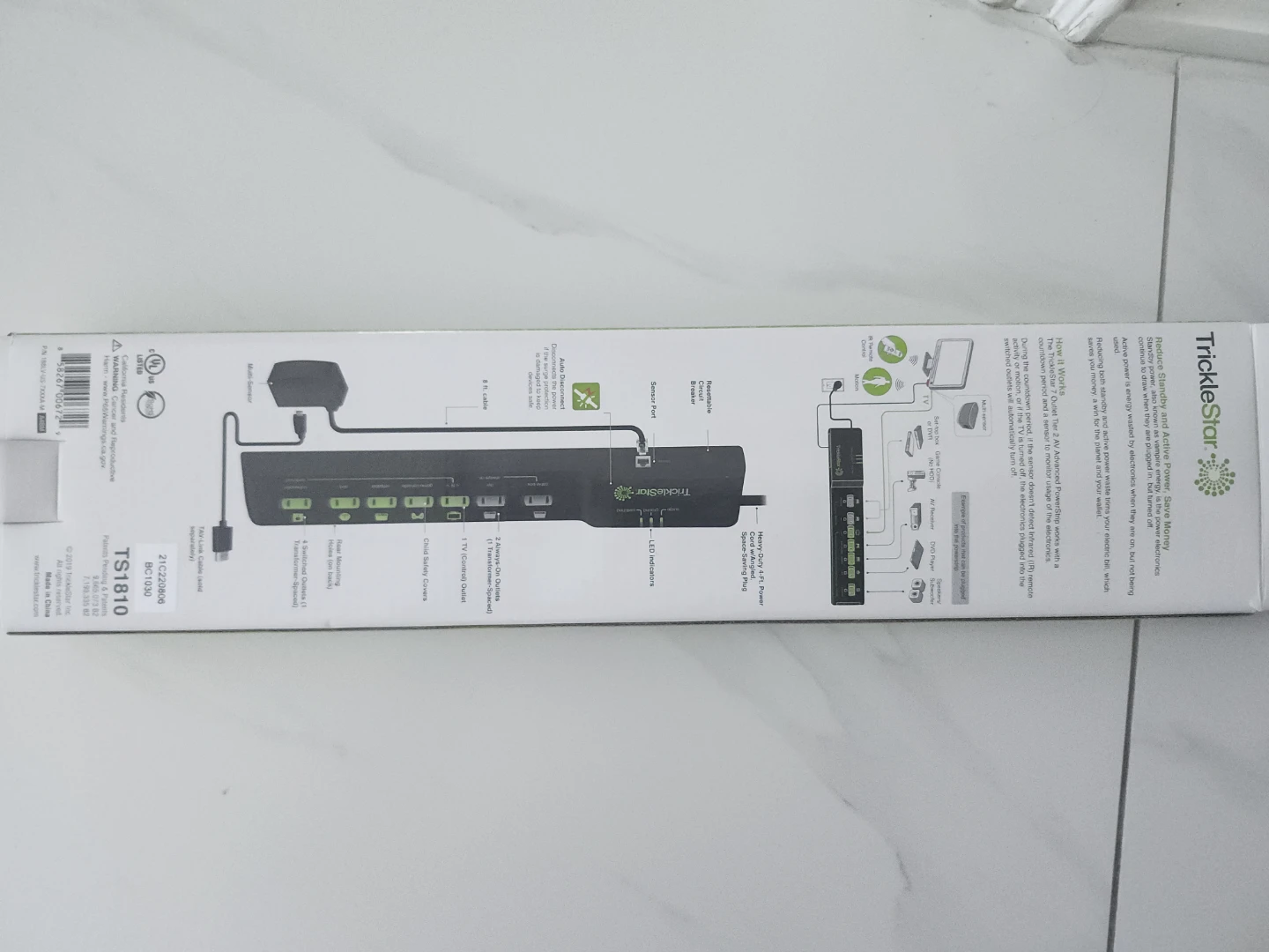 TrickleStar TS1810 Advanced Power Strip with Surge Protection - photo 3