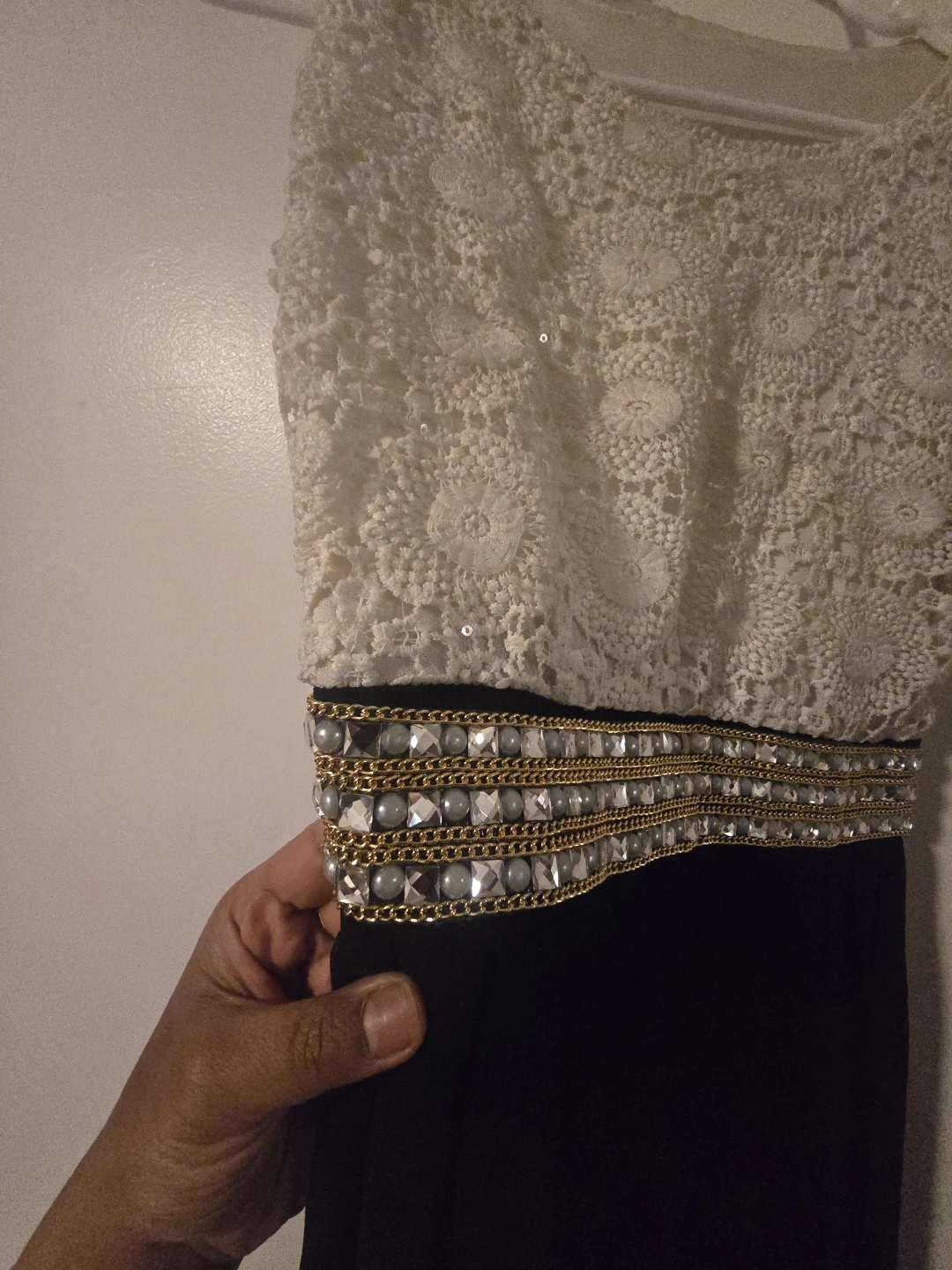 Lace Top Black Maxi Dress - photo 2