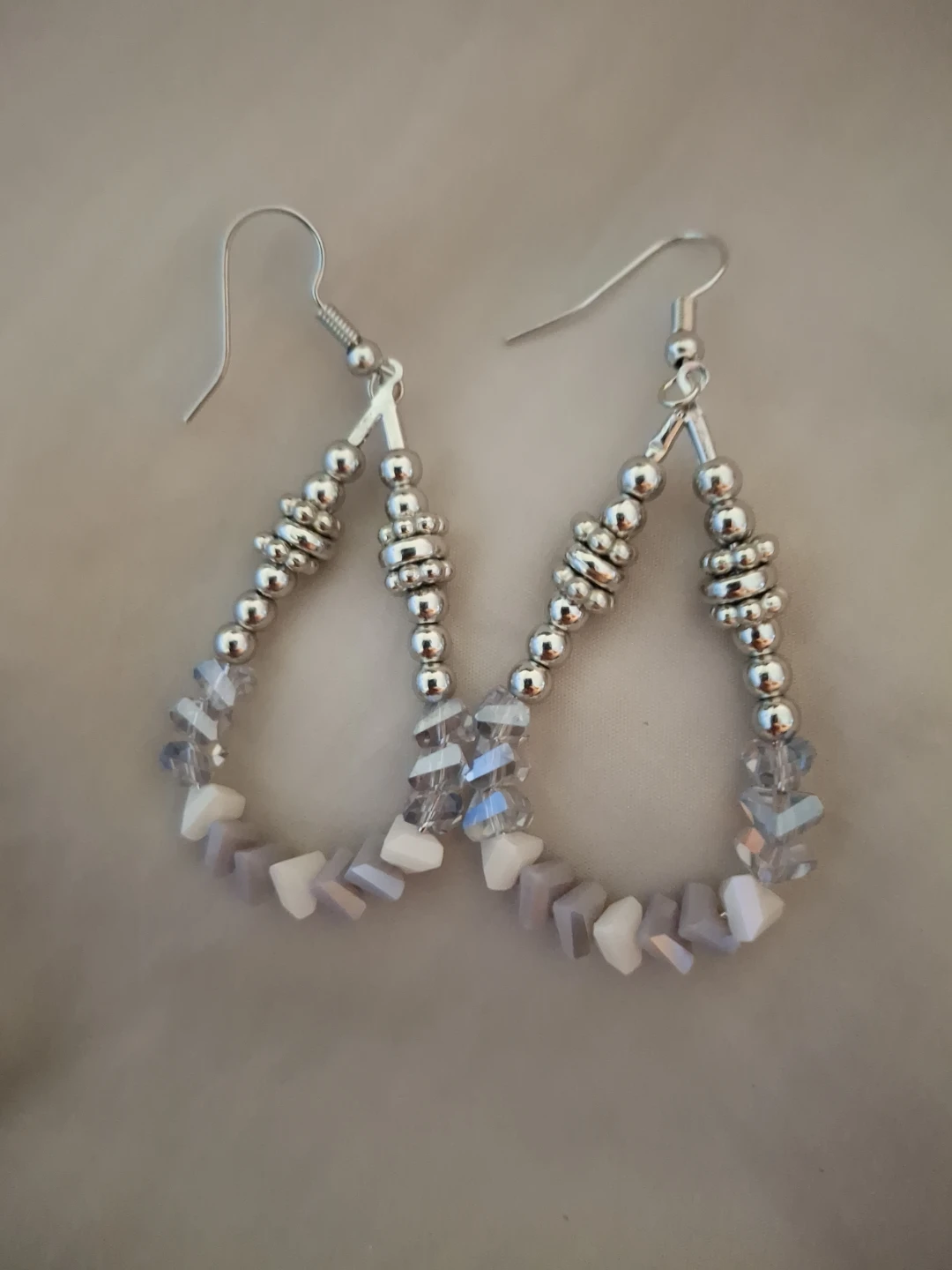 Handmade Beaded Dangle Earrings - Hypoallergenic
