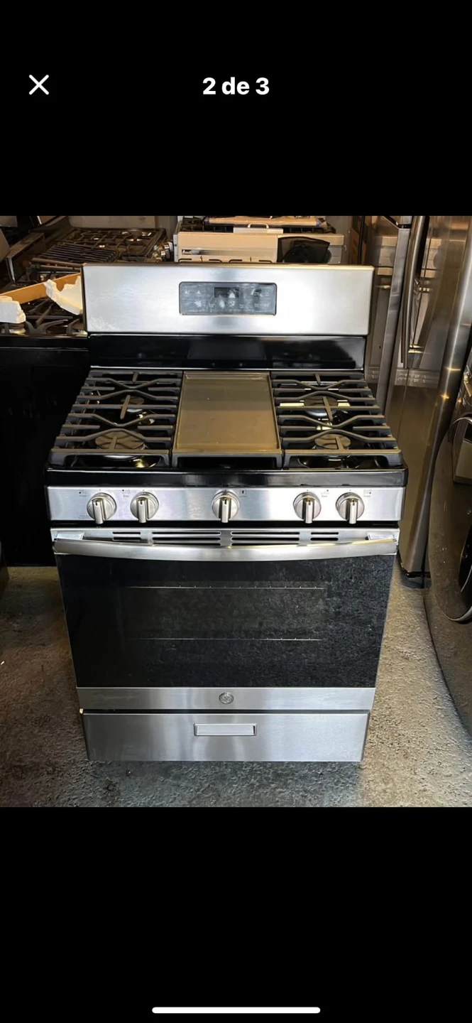 GE Stainless Steel Gas Range 30 inch