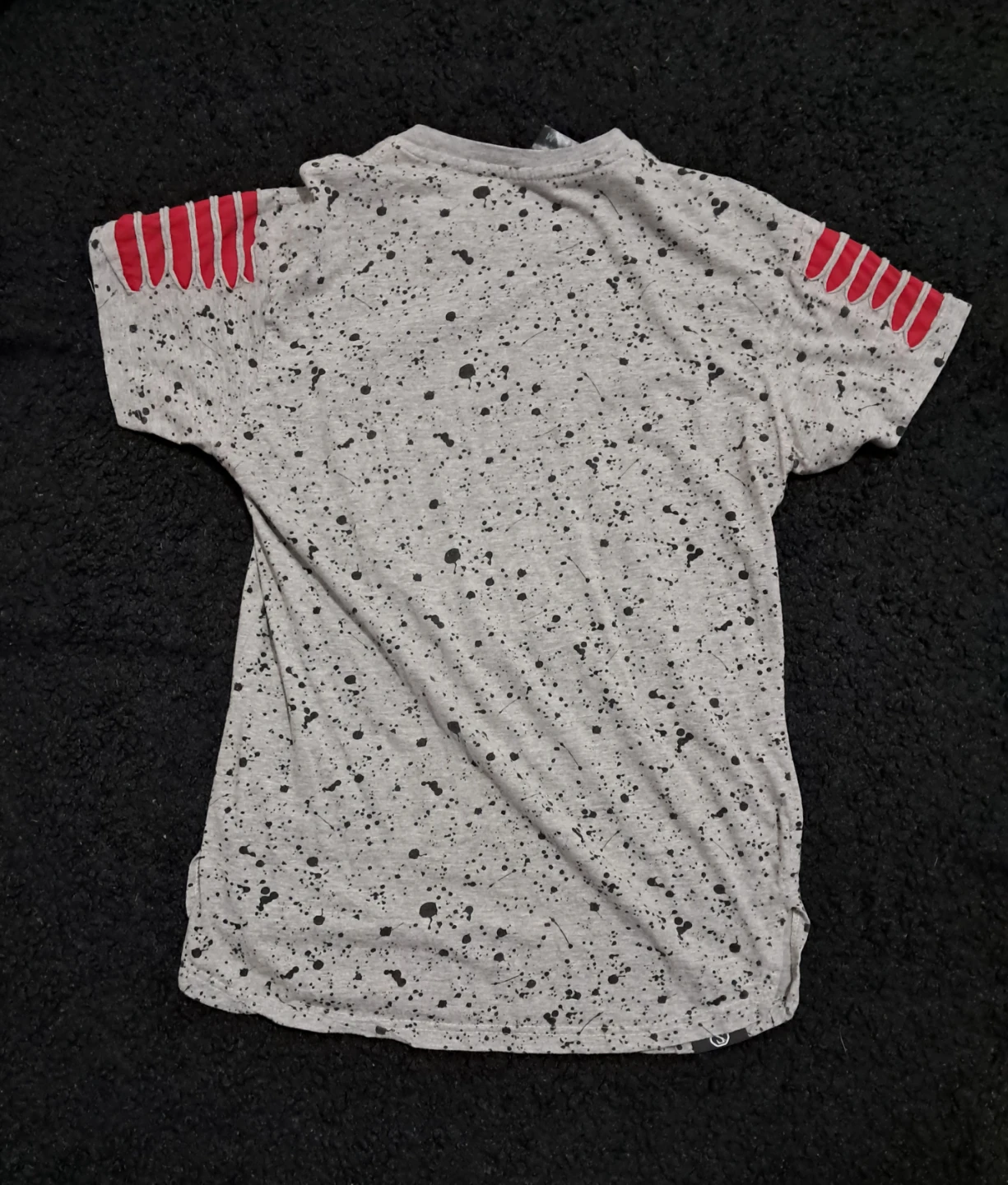 Grey Splatter Bull Design -Tshirt - photo 3