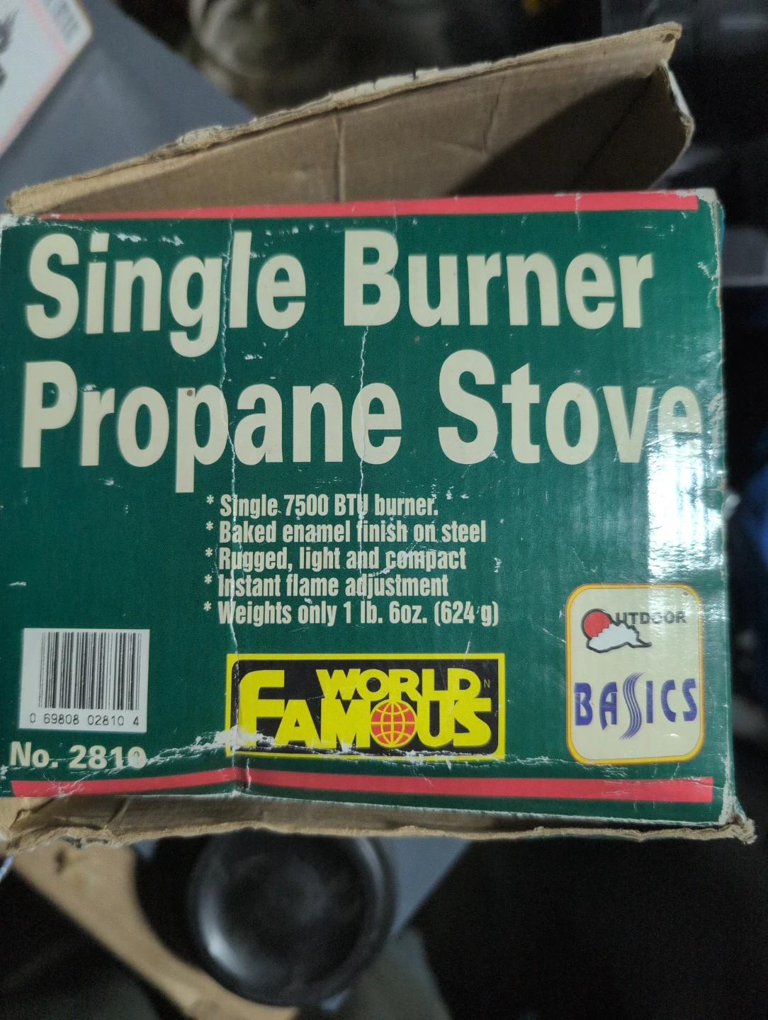 World Famous Basics Single Burner Propane Stove - photo 2