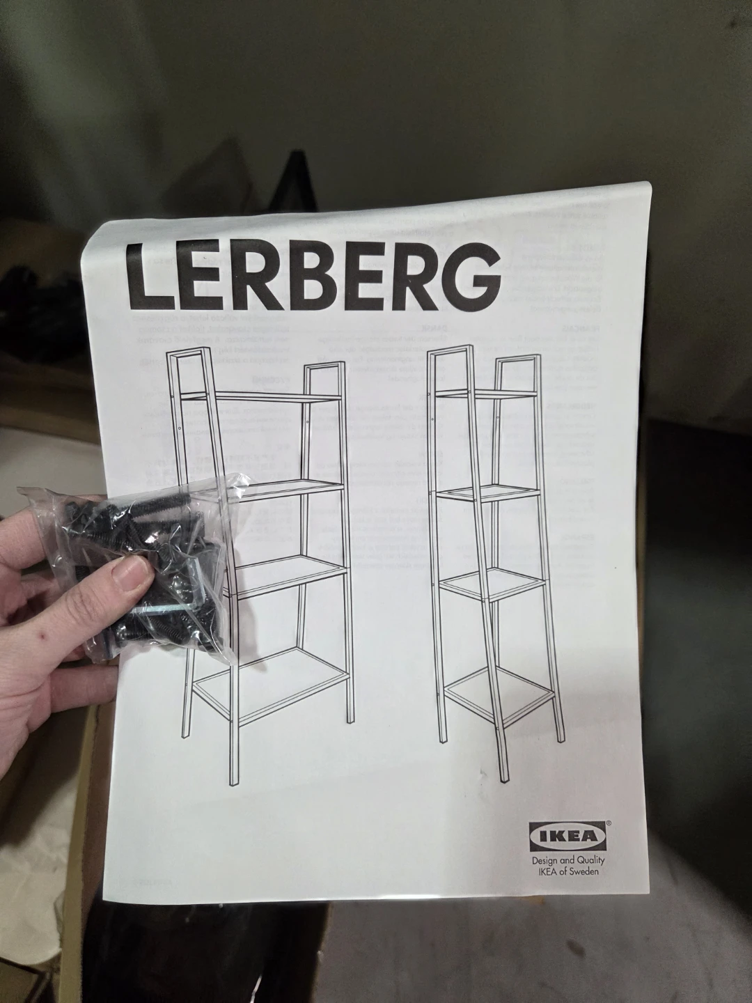 IKEA LERBERG 4-Shelf Unit