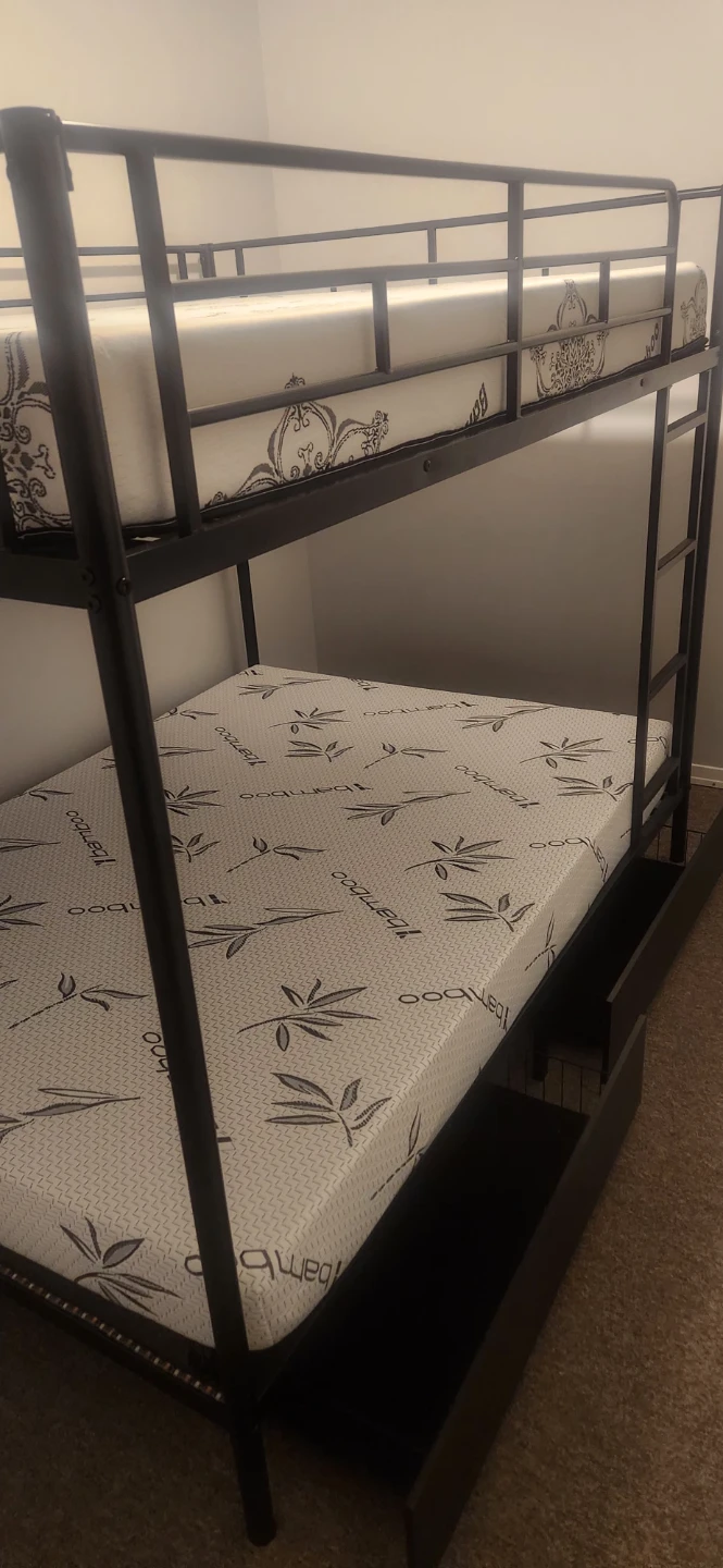 Double over Double Metal Bunk Bed Frame - photo 2