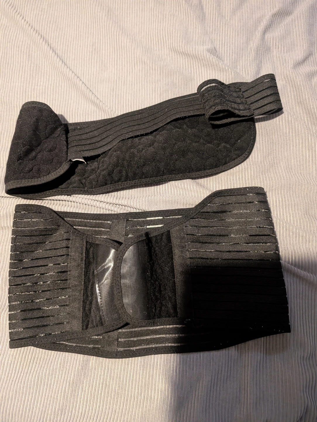 2-Pack Black Back Support Braces – Pregnancy & Posture Relief