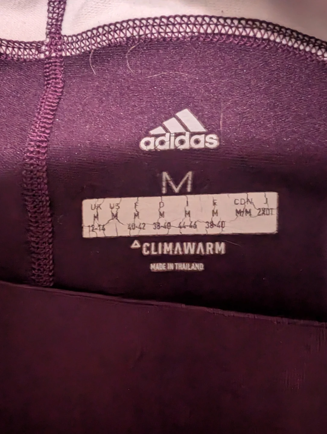 Adidas ClimaWarm Leggings - Size M - photo 2