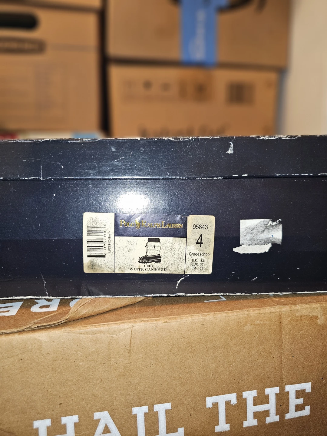 Polo Ralph Lauren Kids "Winter Games Zip" Snow Boots Size 4 - photo 2