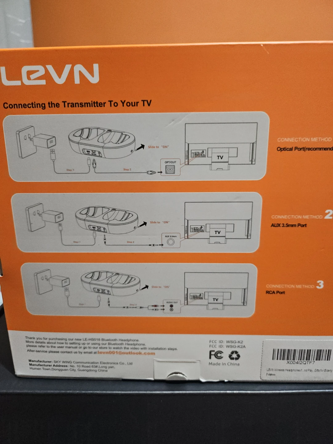 LEVN Bluetooth Headphone with Charging Dock - photo 2