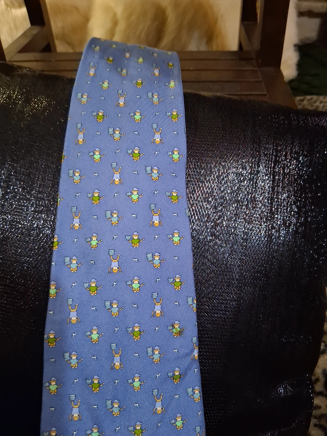 Salvatore Ferragamo Light Blue Patterned Tie - photo 3