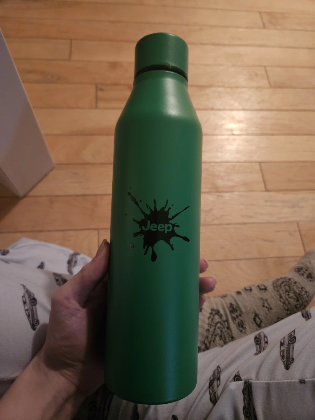 Free Jeep Green Water Bottle