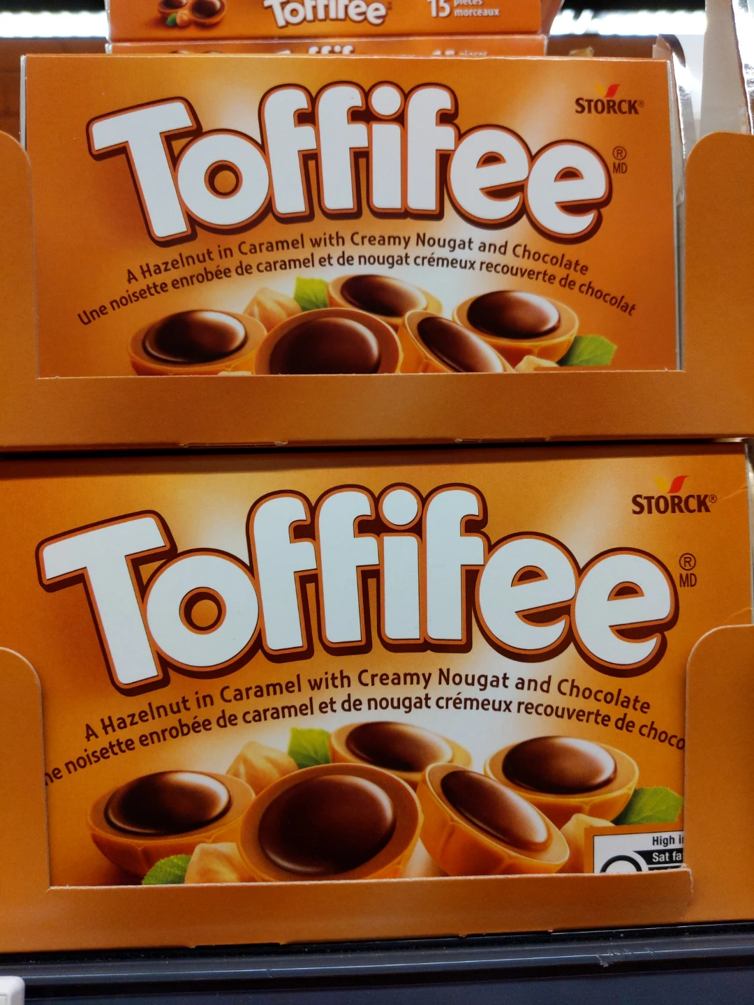2 for $5 (min. 6 for $15); Toffifee - Hazelnut Caramel Chocolate