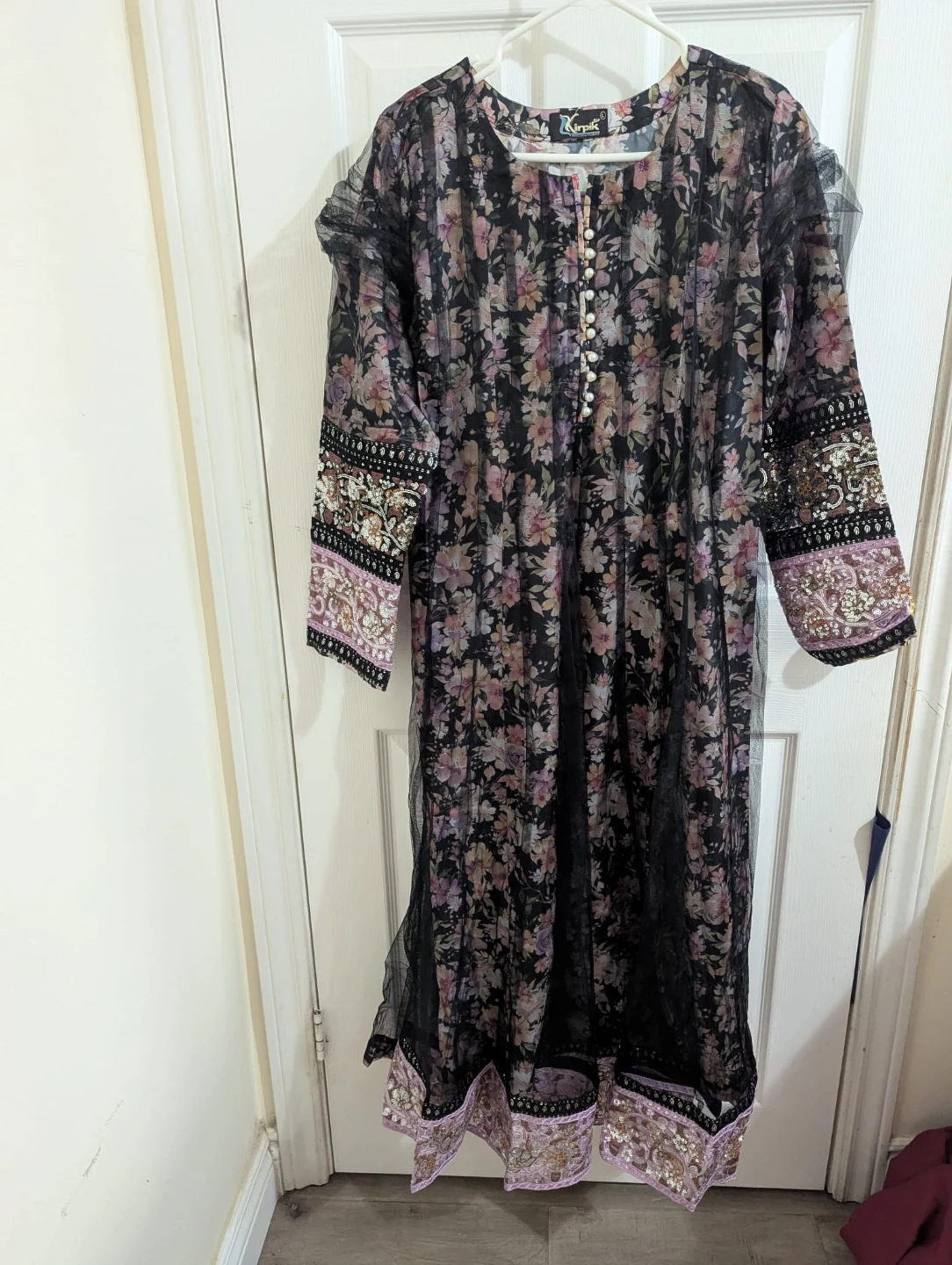 Black Floral Dress