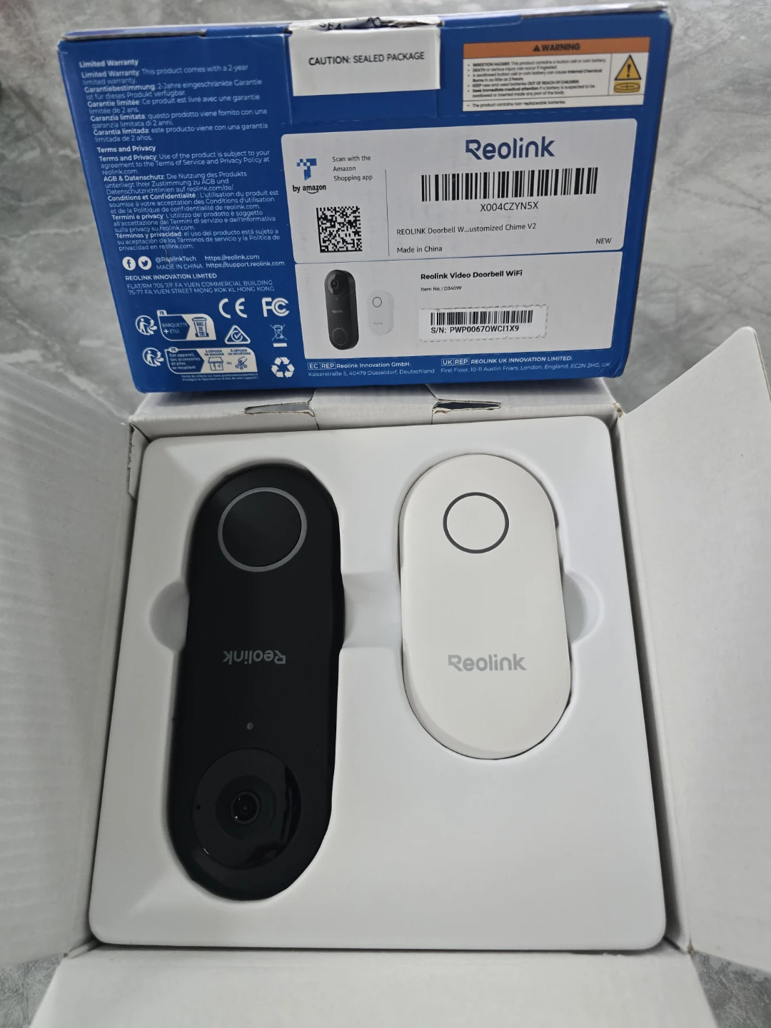 Wired New Reolink Doorbell WiFi with Chime V2 - photo 2