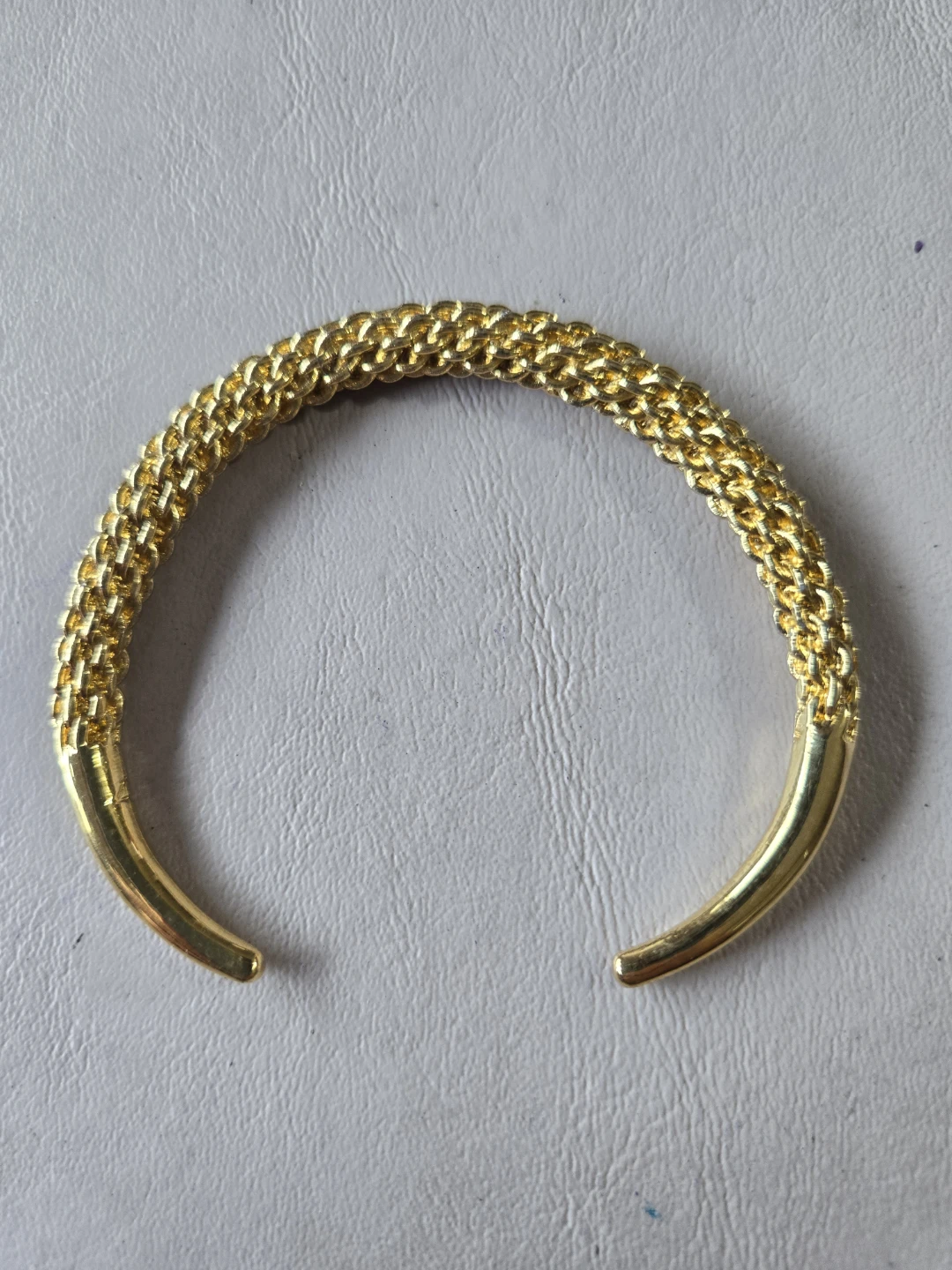 Gold Tone Cuff Bracelet