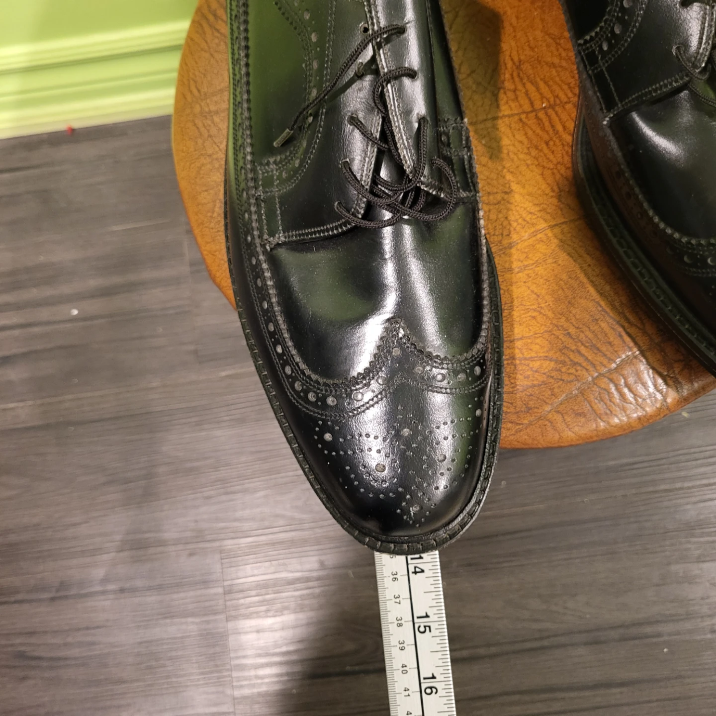 Cobra Men's Black Wingtip Dress Shoes - photo 4