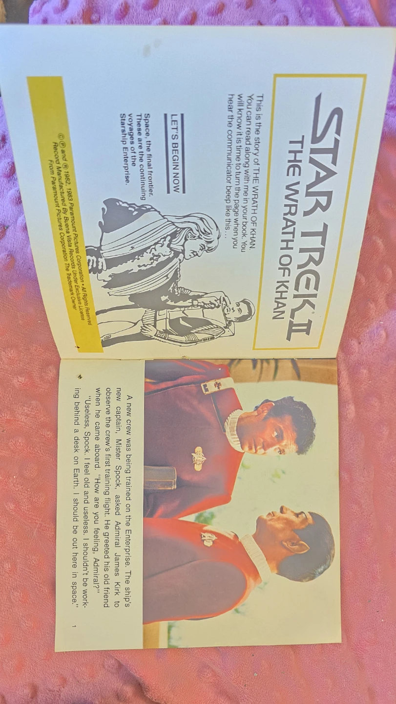 Star Trek II The Wrath of Khan Record book. - photo 4