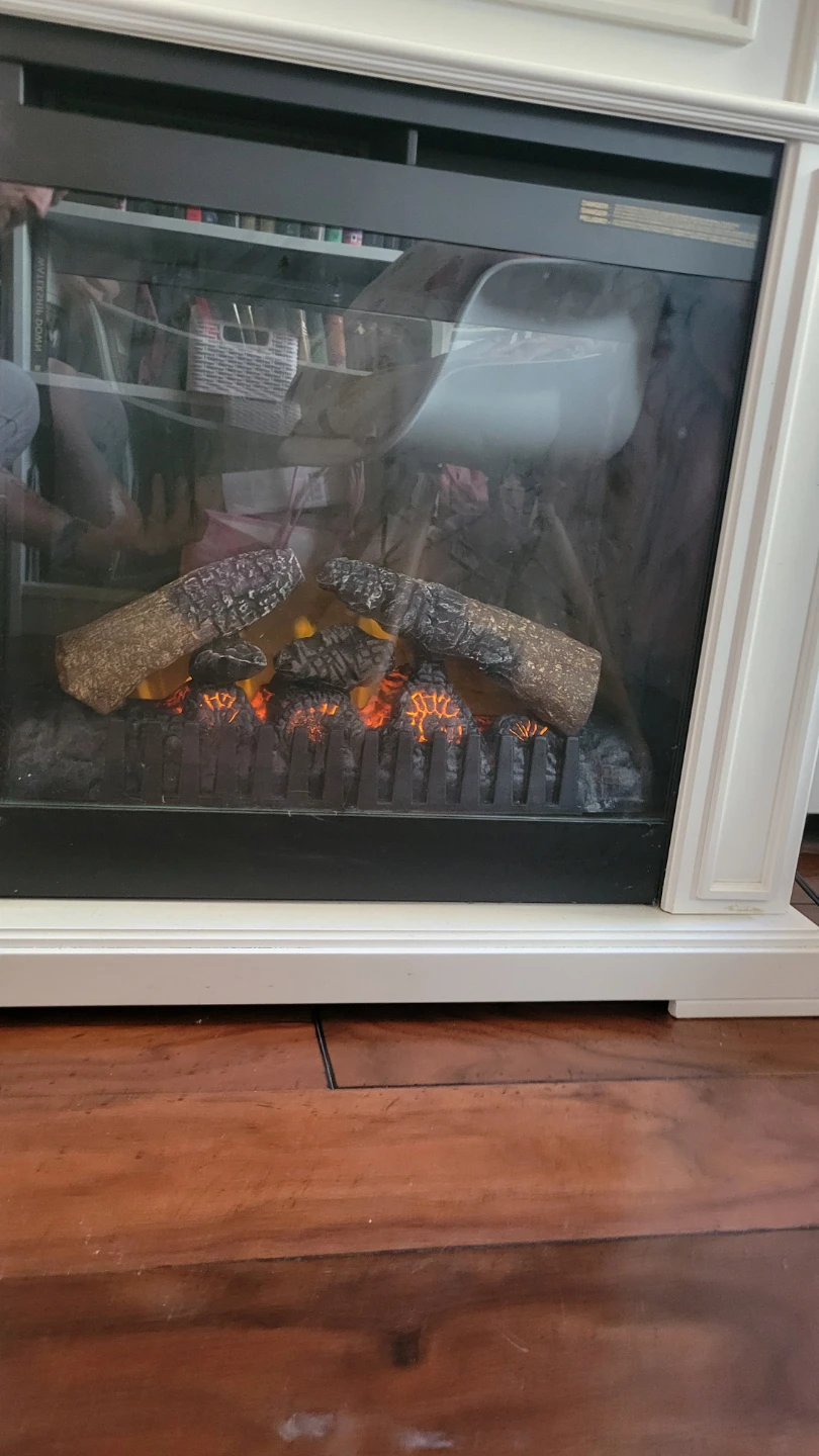Electric Fireplace Heater with Mantel - photo 5
