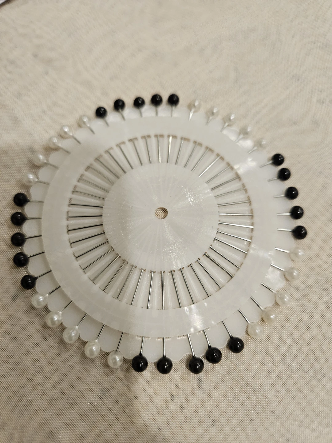 Pearl Head Sewing Pins Wheel