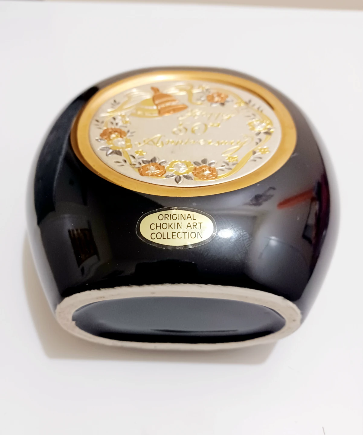 Chokin Art 24 Kt Gold Vase - photo 5