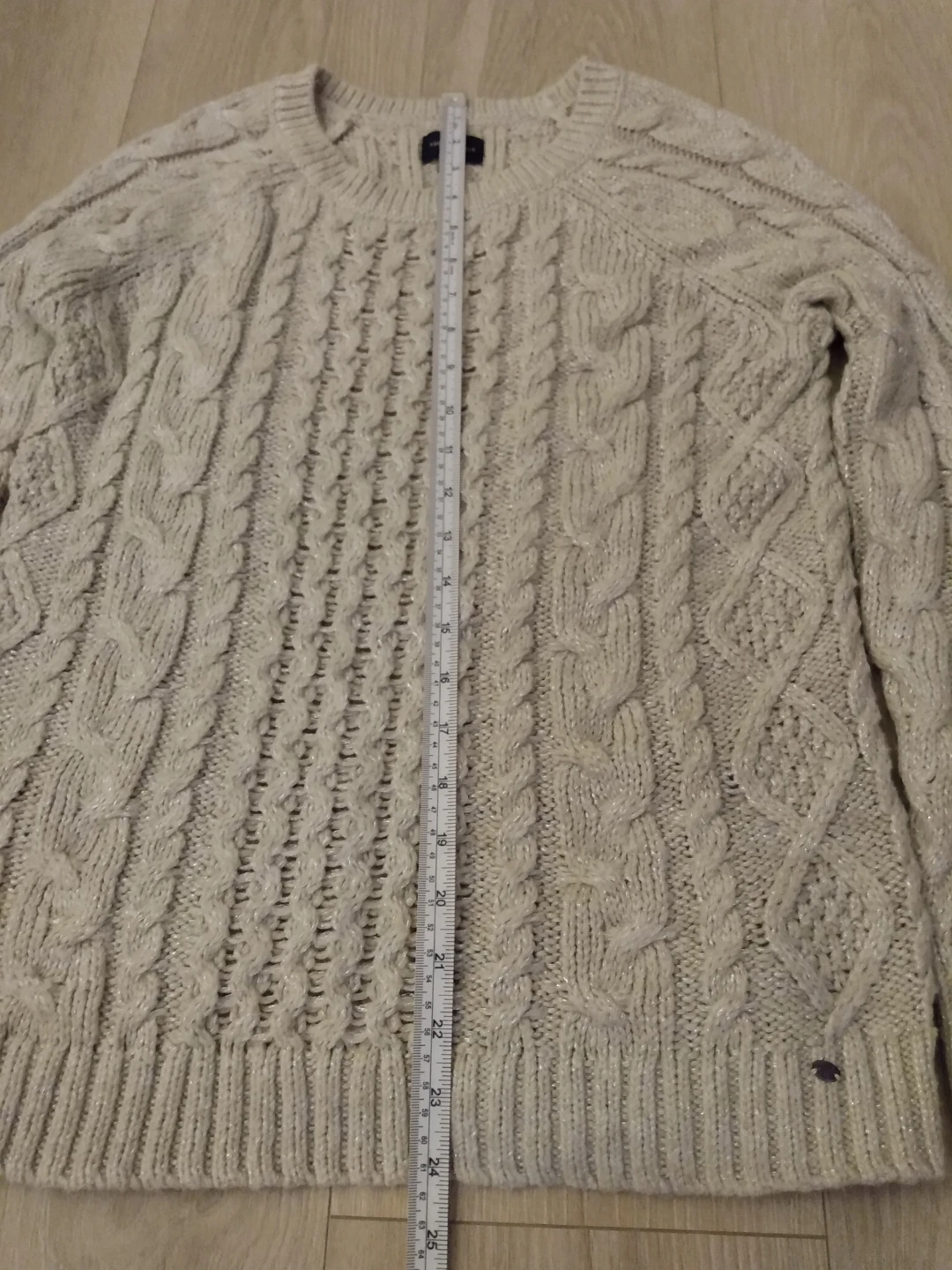 American Eagle Outfitters Silver Cable Knit Sweater - photo 3
