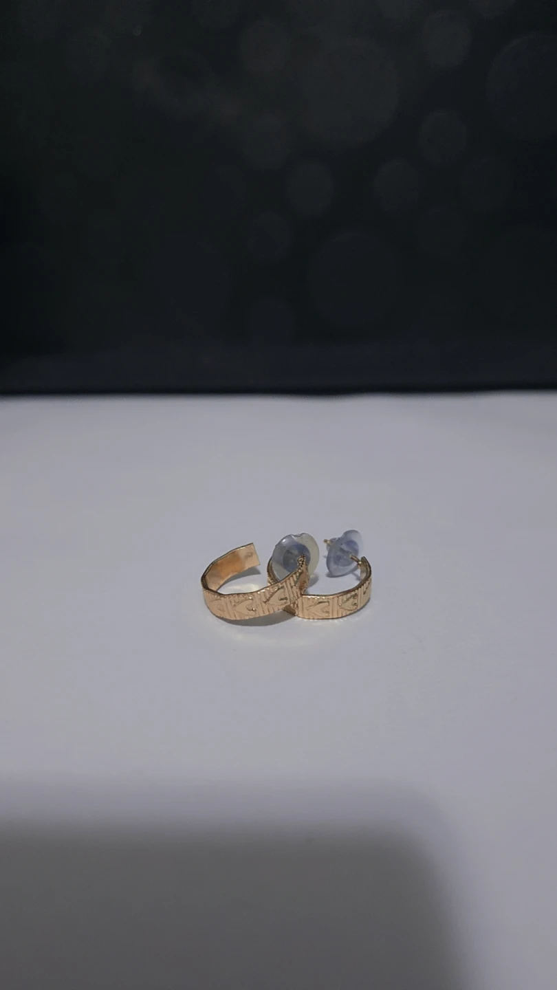 Gold Tone Earrings - photo 3