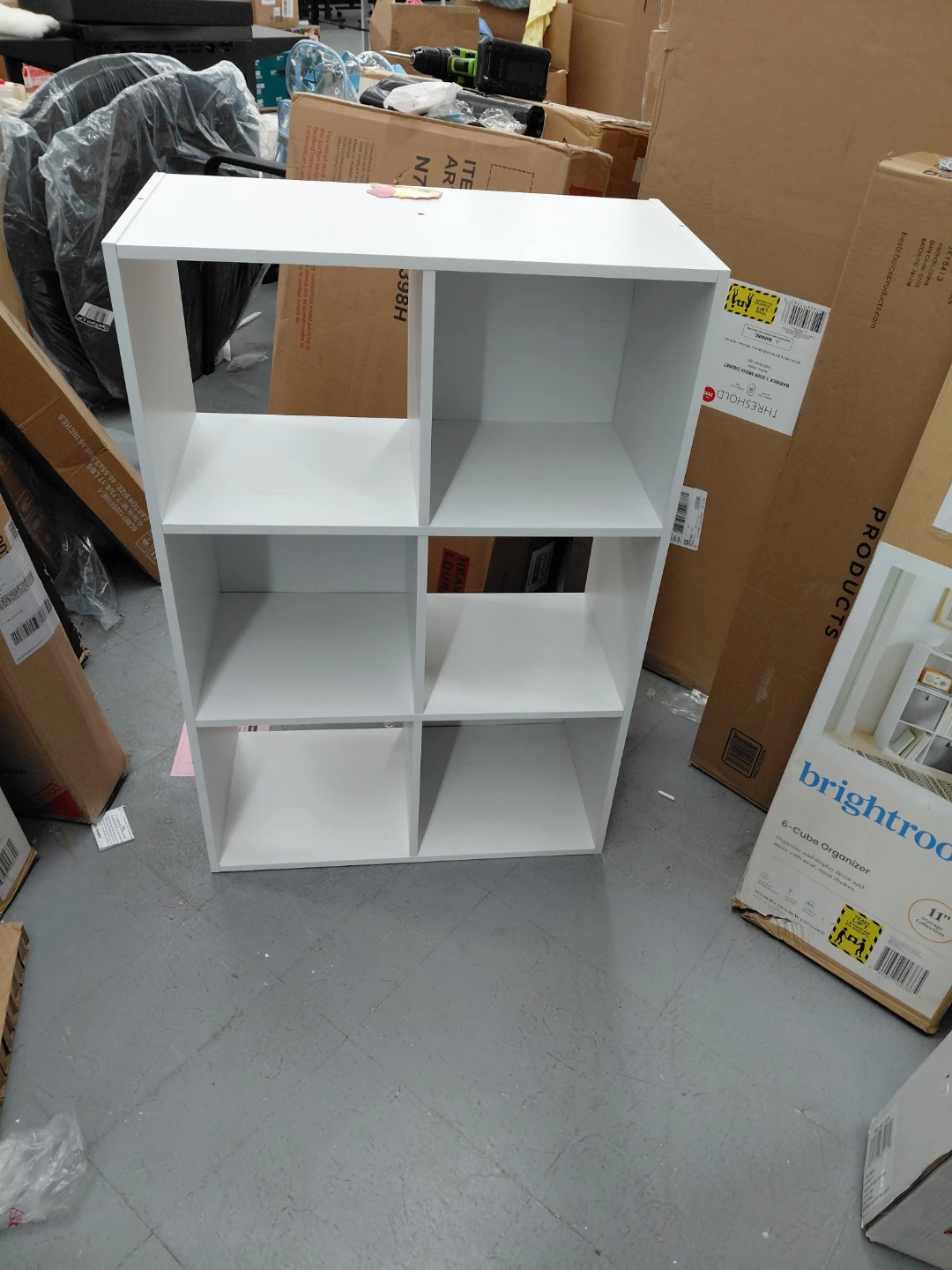 Brightroom 6-Cube Organizer - White
