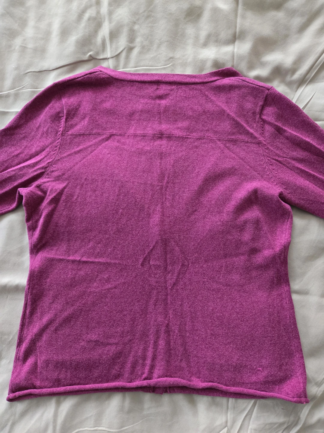 Haggar Petite Cardigan in Magenta - photo 4