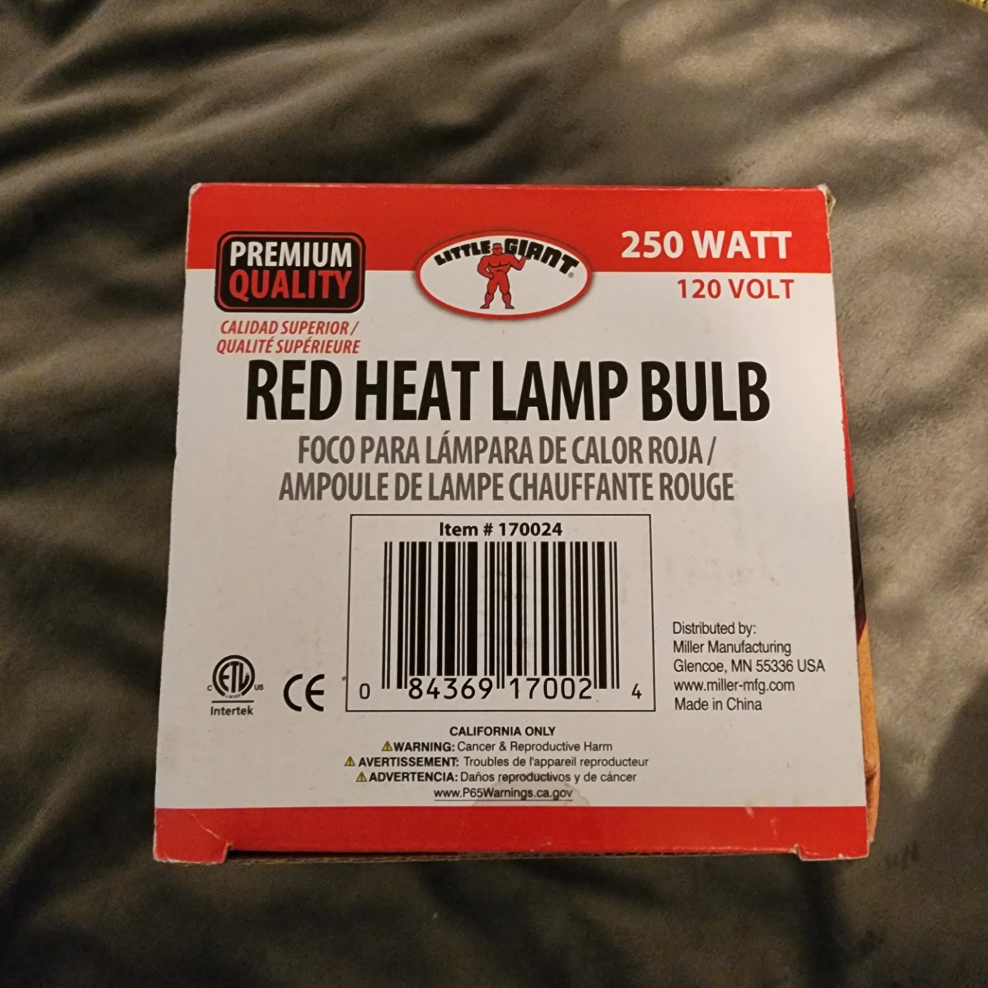 Little Giant Red Heat Lamp Bulb 250 Watt - photo 2