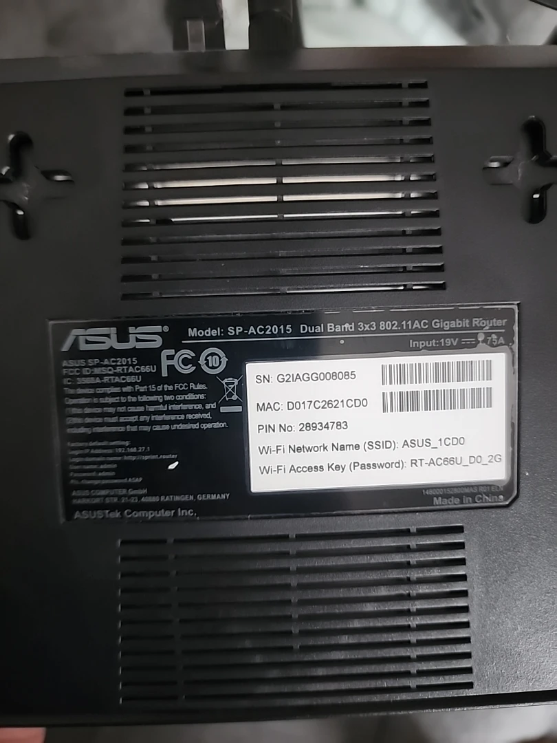 ASUS SP-AC2015 Dual Band Gigabit Router - photo 2