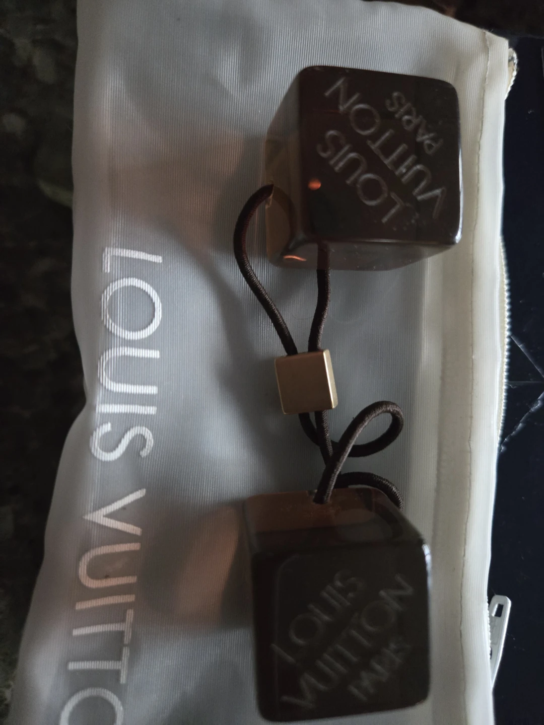 Louis Vuitton Cube Hair Tie Set