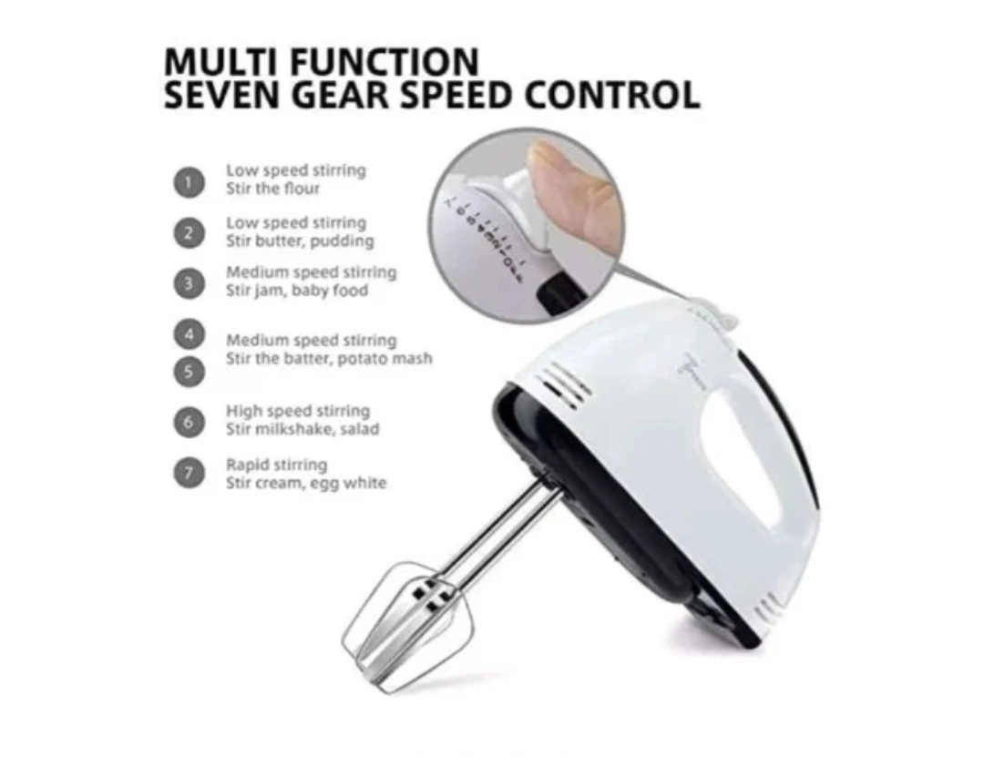 Hamilton Beach 7-Speed Hand Mixer with Attachments - photo 2
