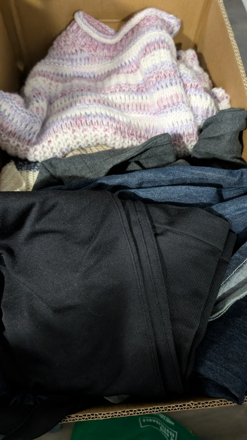 Box of Assorted Clothing