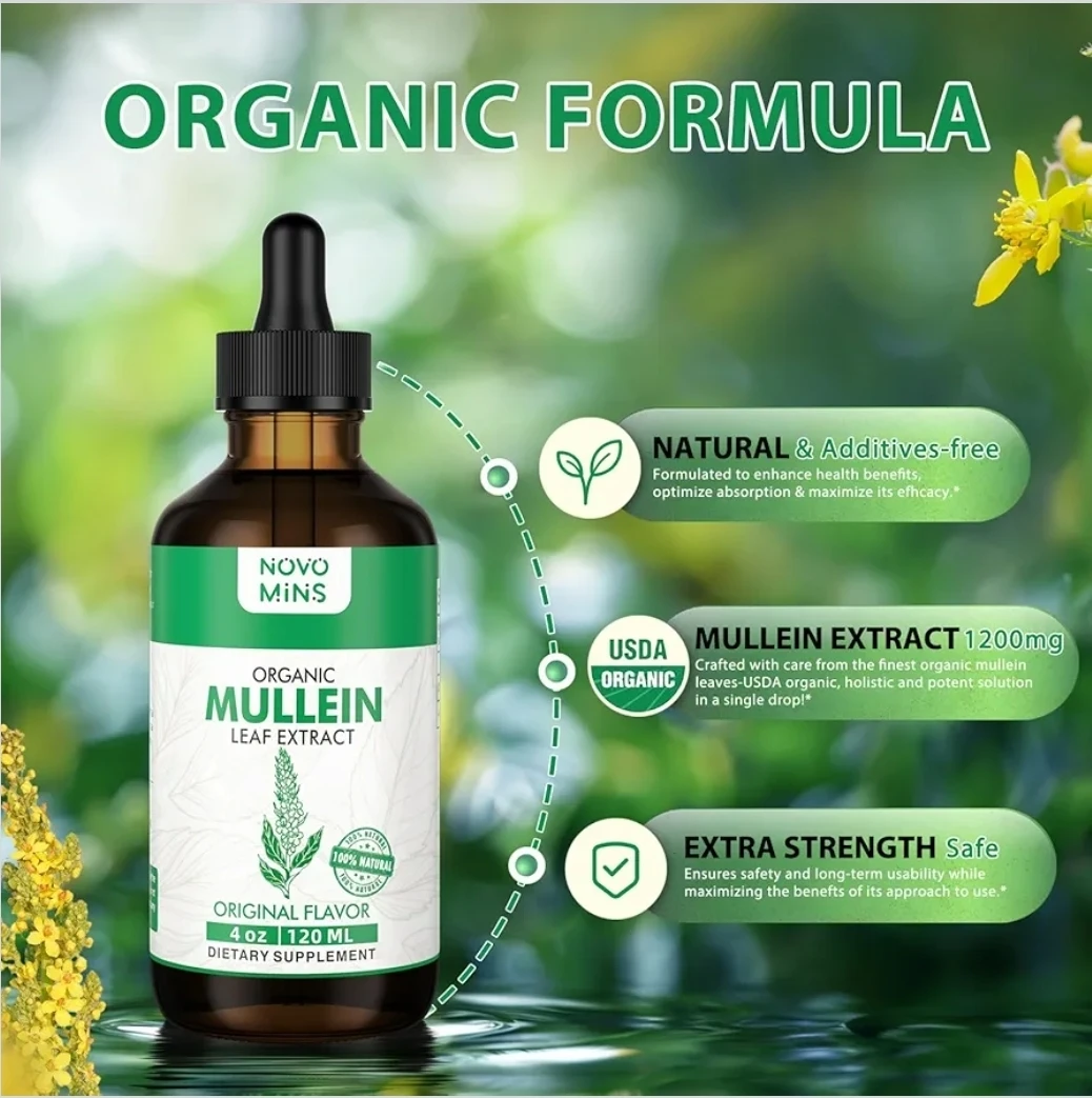 Novo Mins Organic Mullein Leaf Extract - photo 2