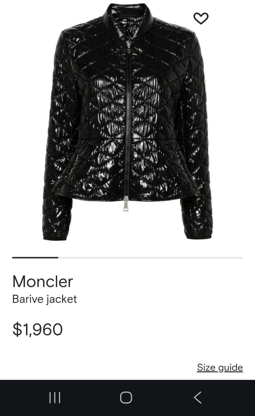 Moncler Lans Giubbotto Black Puffer Jacket - photo 2