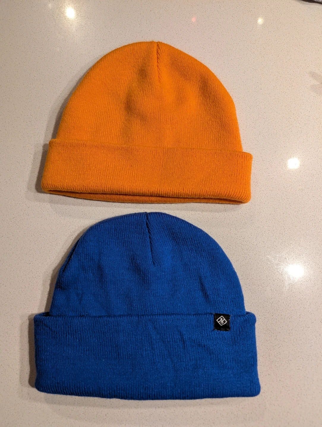 Toques - Orange and Royal Blue