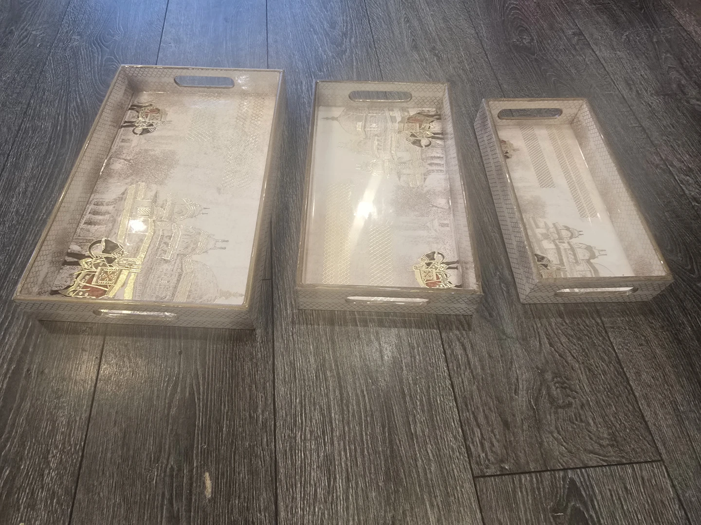 Decorative Serving Trays - Set of 3 - photo 2