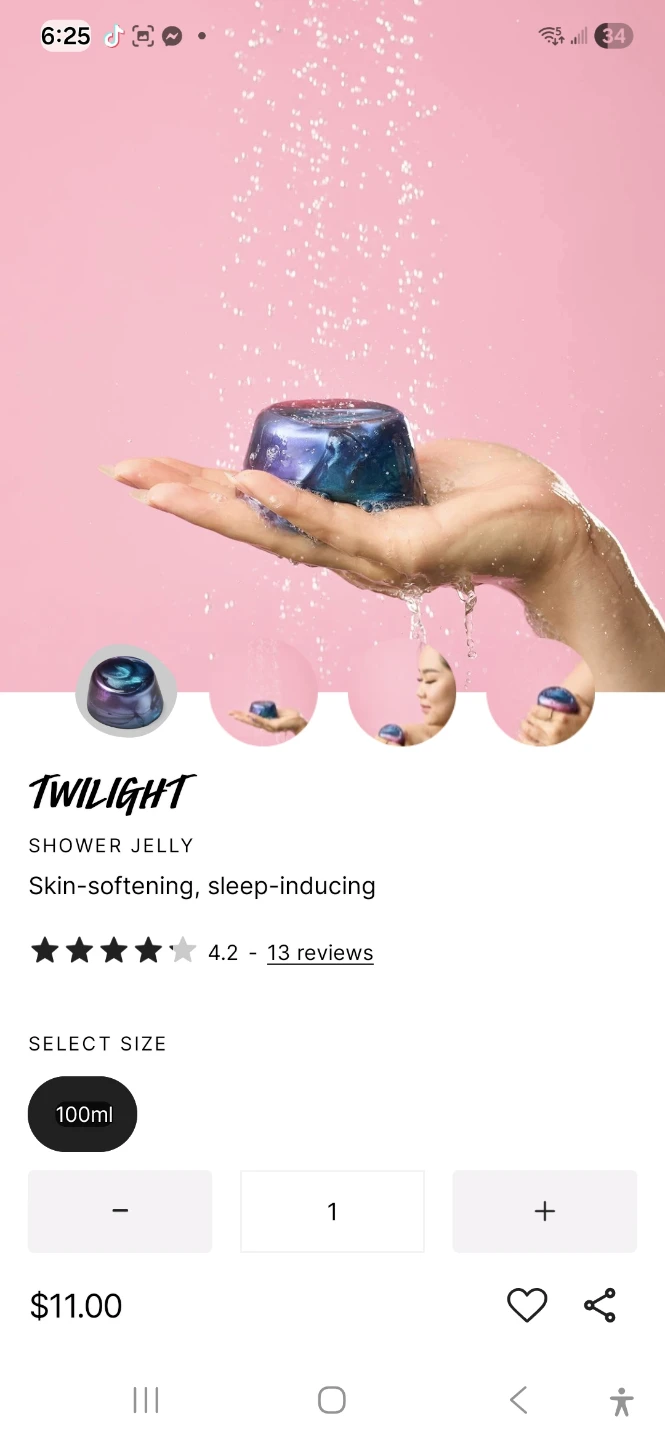 LUSH Twilight Shower Jelly 100ml