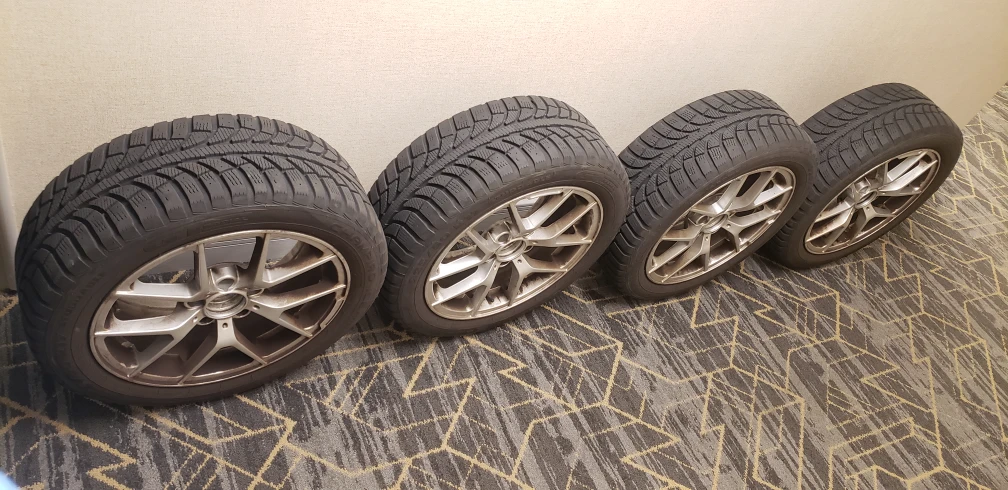 225 50 17 Champrio winter snow tires on rims wheels - photo 5